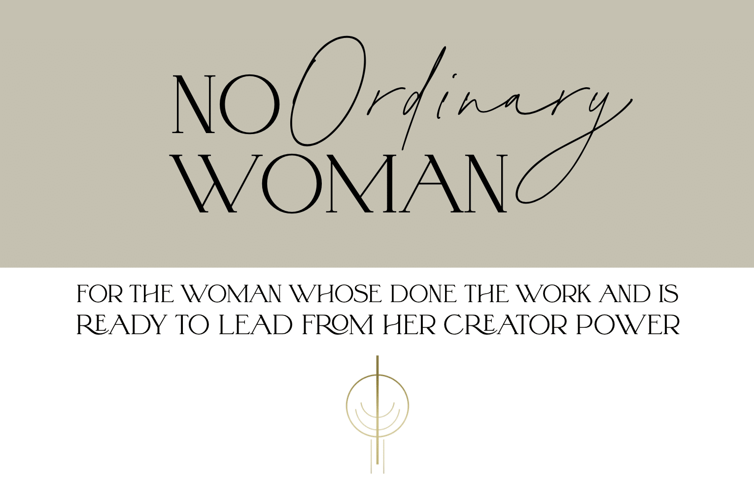 No Ordinary Woman